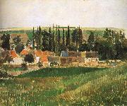 Camille Pissarro Hurrying scenery oil painting artist